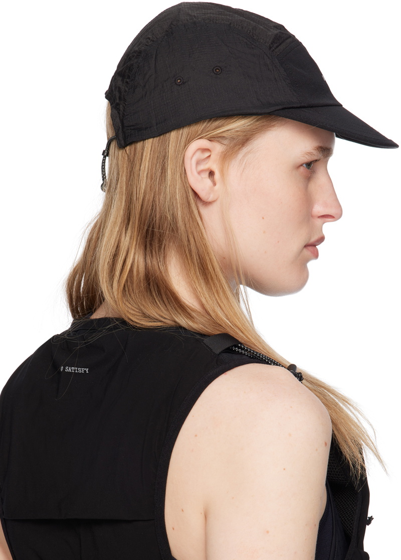 Satisfy Black Rippy Trail Cap
