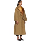 Bottega Veneta Beige Camel Hair Oversized Coat