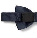 Lanvin - Pre-Tied Silk Bow Tie - Blue
