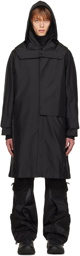 ænrmòus Black Ultra Reduction Cropped Coat