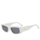 KIMEZE Concept 2 Sunglasses in White 