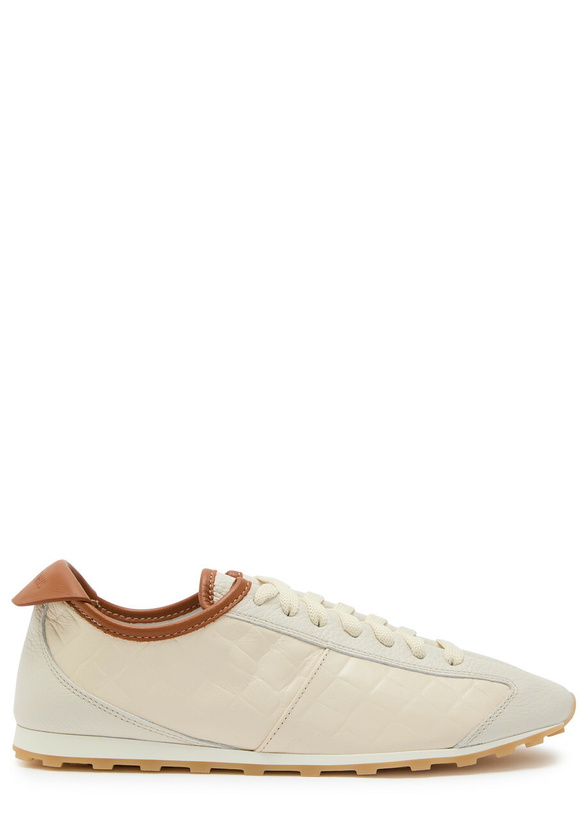 Photo: Jacquemus Les Tennis Textured Leather Sneakers Grey