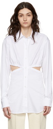 Victoria Beckham White Cotton Shirt