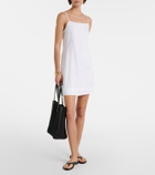 Velvet Pilar linen minidress