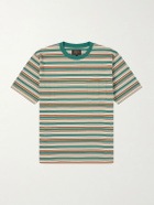 Beams Plus - Striped Cotton-Jersey T-Shirt - Green