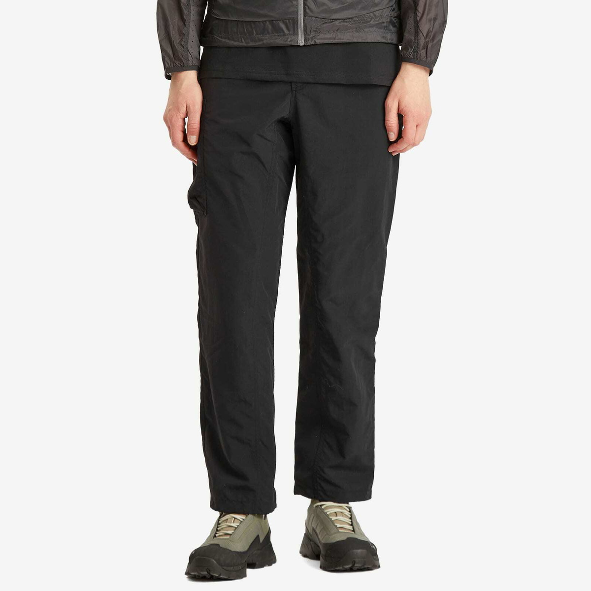 CAYL Men's Multi Pocket Wide Trousers in Black
