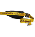 Off-White - Logo-Jacquard Webbing and Shell Belt Bag - Black