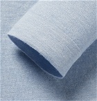 Ermenegildo Zegna - Slub Cashmere, Silk and Linen-Blend Sweater - Light blue