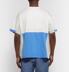 Cav Empt - Panelled Printed Cotton-Jersey T-Shirt - Men - White