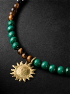 Elhanati - Sun Gold and Cord Beaded Necklace
