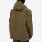 Uniform Bridge Men's Hooded Smock Jacket in Olive Green