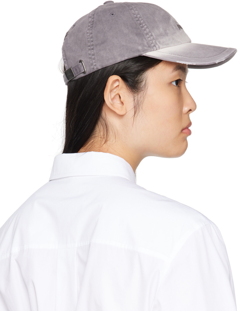 Juun.J Gray Faded Denim Cap