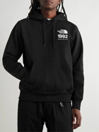 The North Face - Printed Cotton-Blend Jersey Hoodie - Black