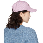 GANNI Pink Printed Nylon Cap