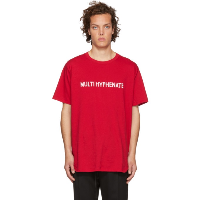 Photo: nonnative Red Multi Hyphenate T-Shirt