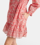 Velvet Mary floral cotton minidress