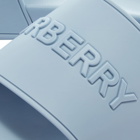 Burberry Men's Furley Logo Slide in Pale Blue