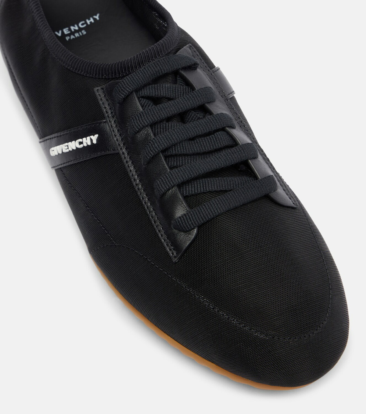 Givenchy Slim leather-trimmed sneakers