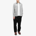 Officine Generale Men's Officine Générale Giacomo Cotton Check Shirt in White/Black