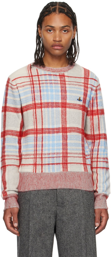 Photo: Vivienne Westwood Red & Blue Check Sweater