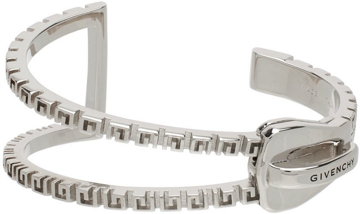 Photo: Givenchy Silver G Zip Bracelet
