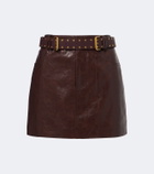 Xu Zhi Belted miniskirt