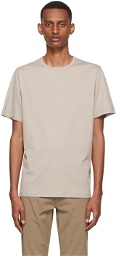 Theory Taupe Cotton T-Shirt