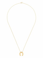 Harwell Godfrey 18K Yellow Gold Horseshoe Diamond Hoop Earrings