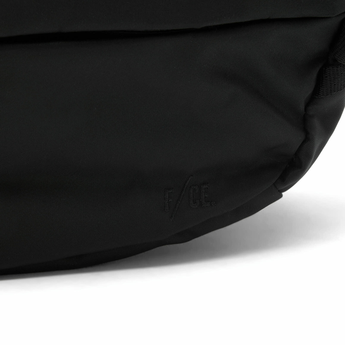 F/CE. Men's Recycled Twill Tactical Waist Bag in Black 