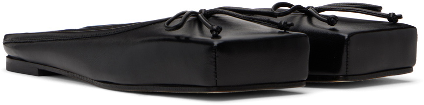 JACQUEMUS Black Le Chouchou 'Les mules plates Ballet' Ballerina Flats
