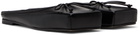 JACQUEMUS Black Le Chouchou 'Les mules plates Ballet' Ballerina Flats