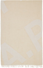 A.P.C. Beige Leo Scarf