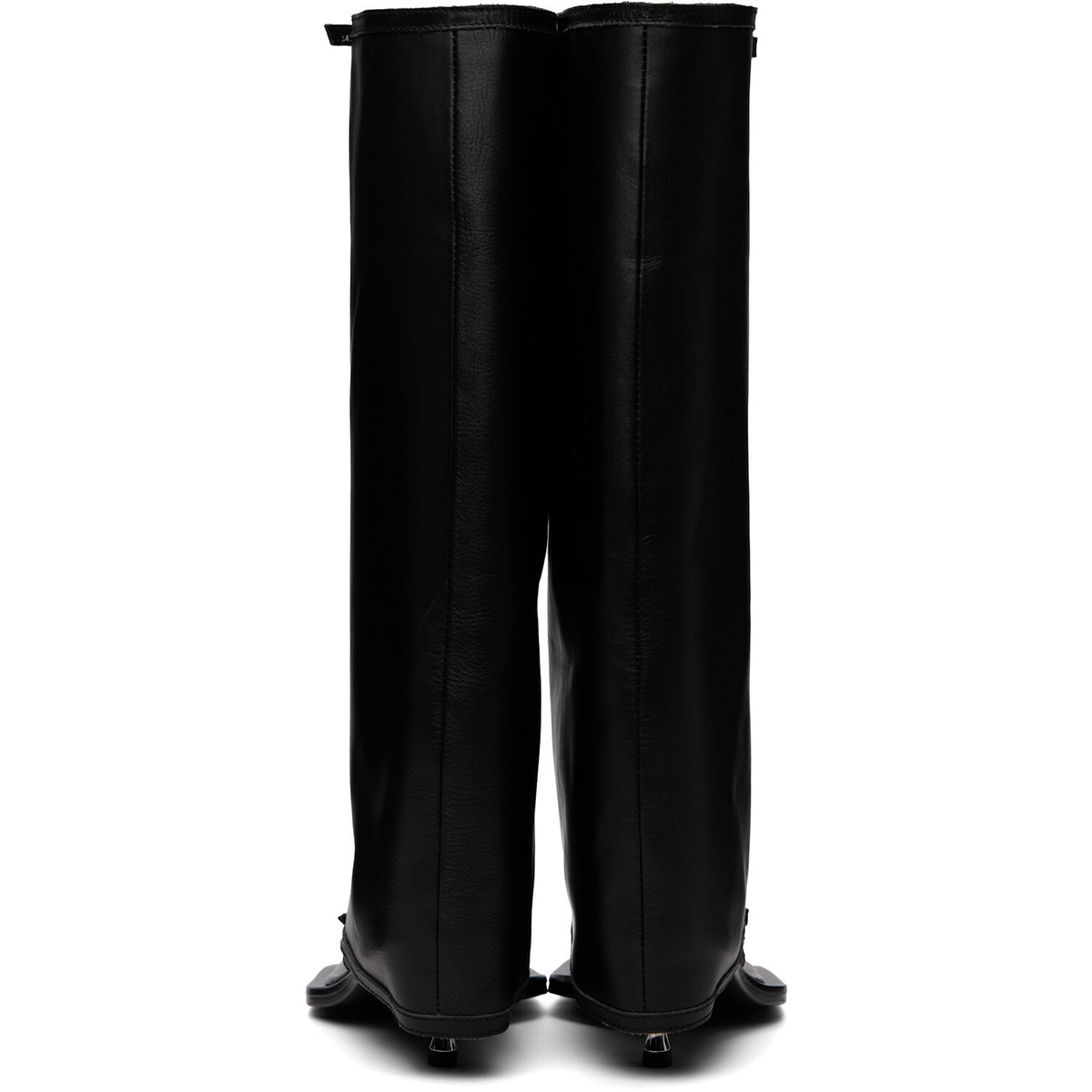 FIDAN NOVRUZOVA Black Kaia Stiletto Heel Sandal Tall Boots