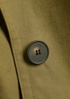Joseph Suber Cotton Trench Jacket Green