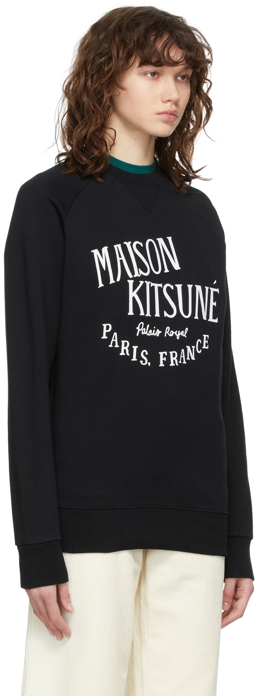 Maison Kitsuné Black Palais Royal Classic Sweatshirt Maison Kitsune