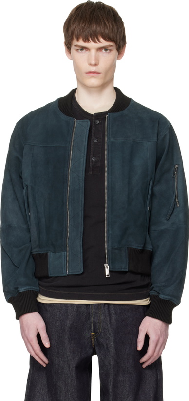 Photo: Deadwood Black Bofinger Suede Bomber Jacket