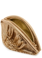 Rabanne Draped Chainmail Pouch - Gold - One Size