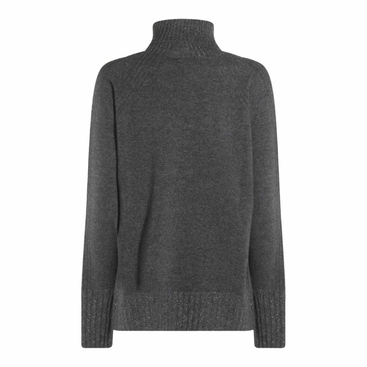 TwinSet Grey Wool Knitwear
