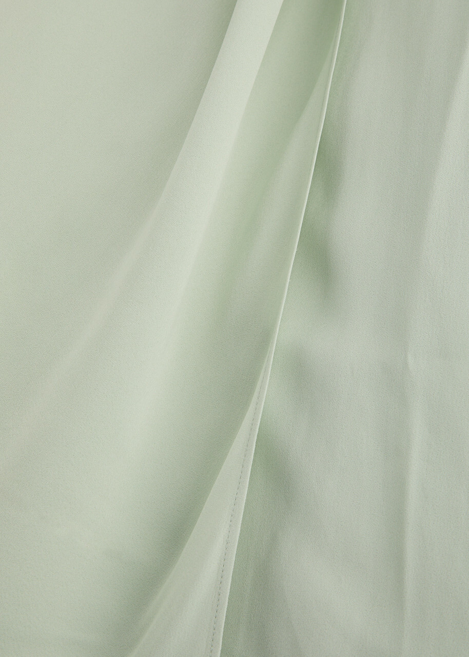 Day Birger ET Mikkelsen Alaia Scarf-effect Mini Dress Light Green