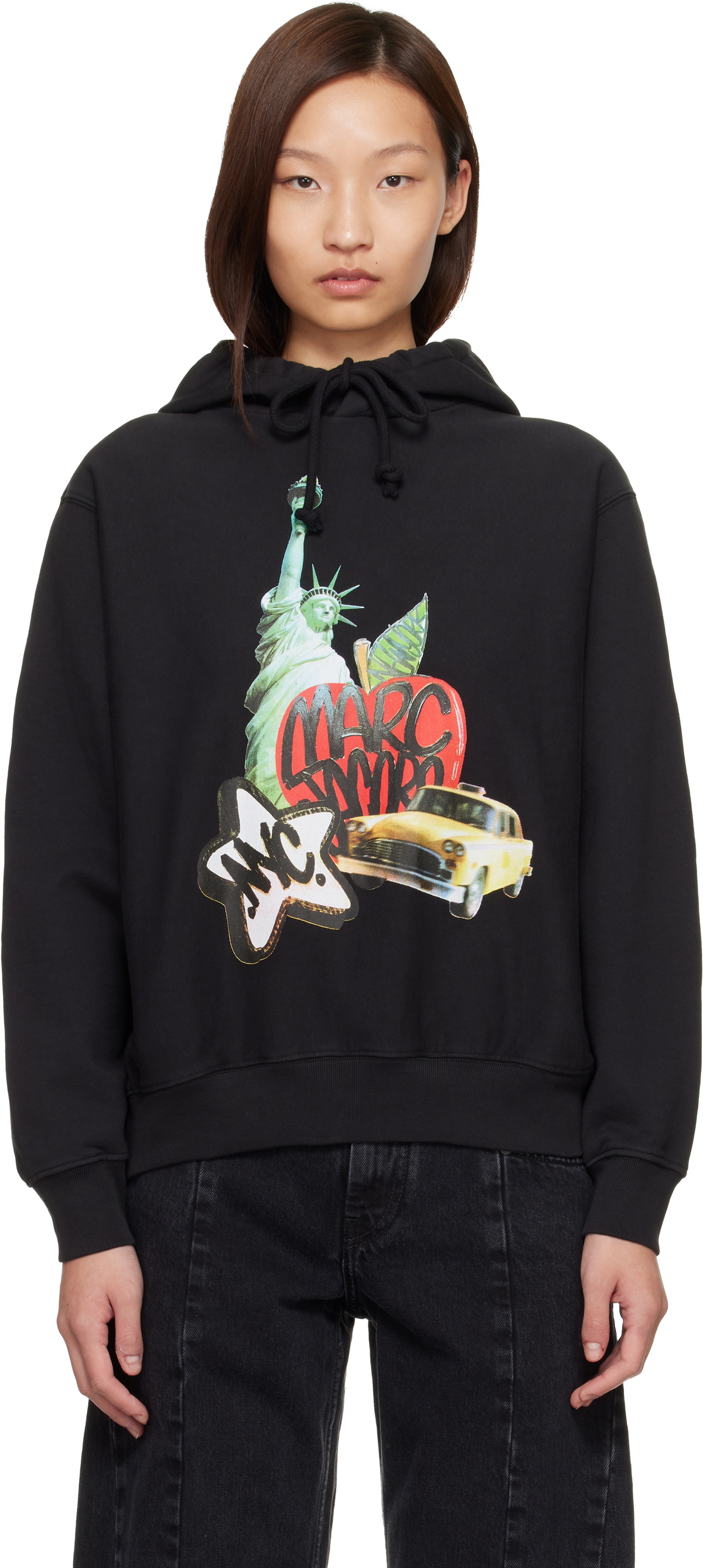 Marc Jacobs Black New York Magazine Edition Embellished Logo