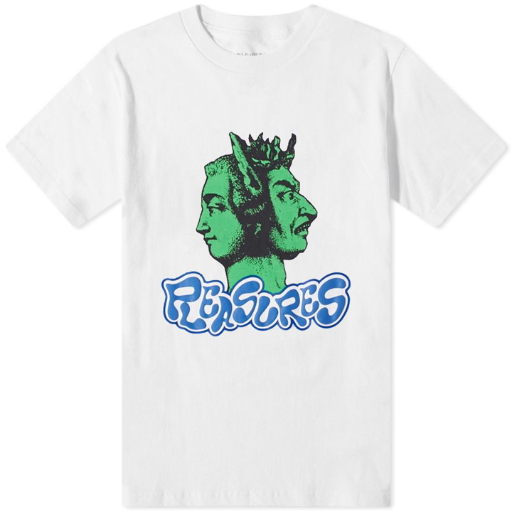 Photo: PLEASURES Two Face Logo Tee