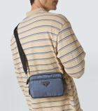 Prada Re-Nylon leather-trimmed shoulder bag