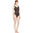 Land of Women Black Mesh Bodysuit