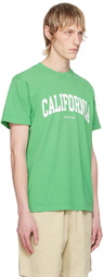 Sporty & Rich Green 'California' T-Shirt