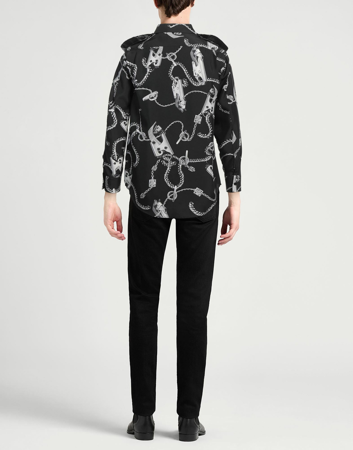 Burberry Mens Shirt in Black