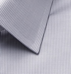TOM FORD - Grey Slim-Fit Puppytooth Cotton Shirt - Light gray