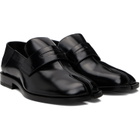 Maison Margiela Black Tabi Silp-on Loafers