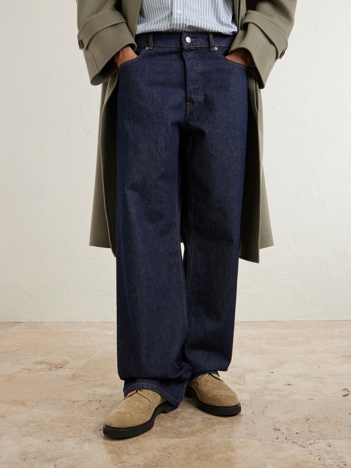 Mr P. - Suede Brogues - Neutrals