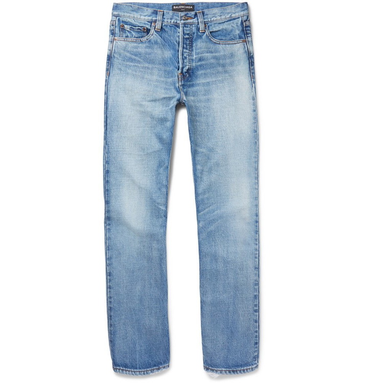 Photo: Balenciaga - Denim Jeans - Men - Light blue