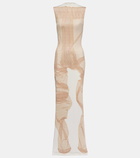 Acne Studios x Katerina Jebb printed maxi dress